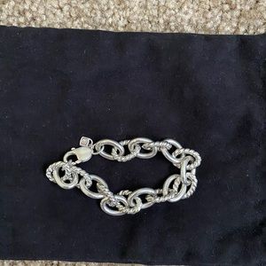 solid 925 sterling link bracelet